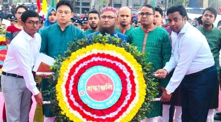 লক্ষ্মীপুরে যথাযোগ্য মর্যাদায় মহান স্বাধীনতা দিবস উদযাপন